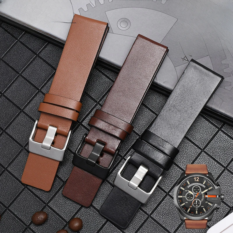 Diesel Watches Smartwatch - Genuine Leather Watchbands for Diesel Watch
