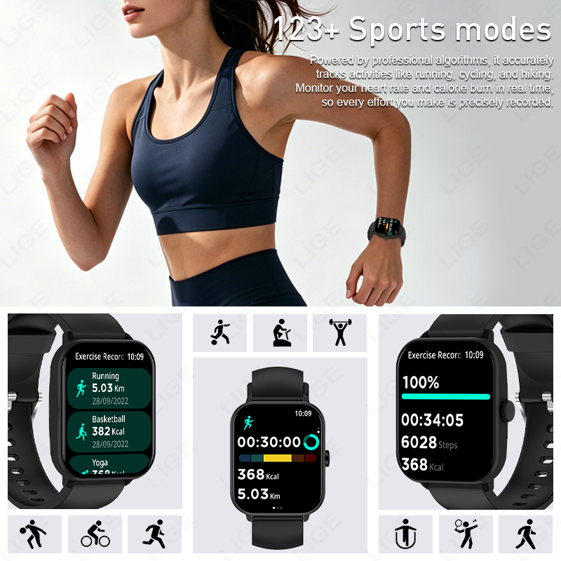 LIGE Voice Calling Smartwatch  - Smartwatch Watches Birthday Gift For Men recension och pris