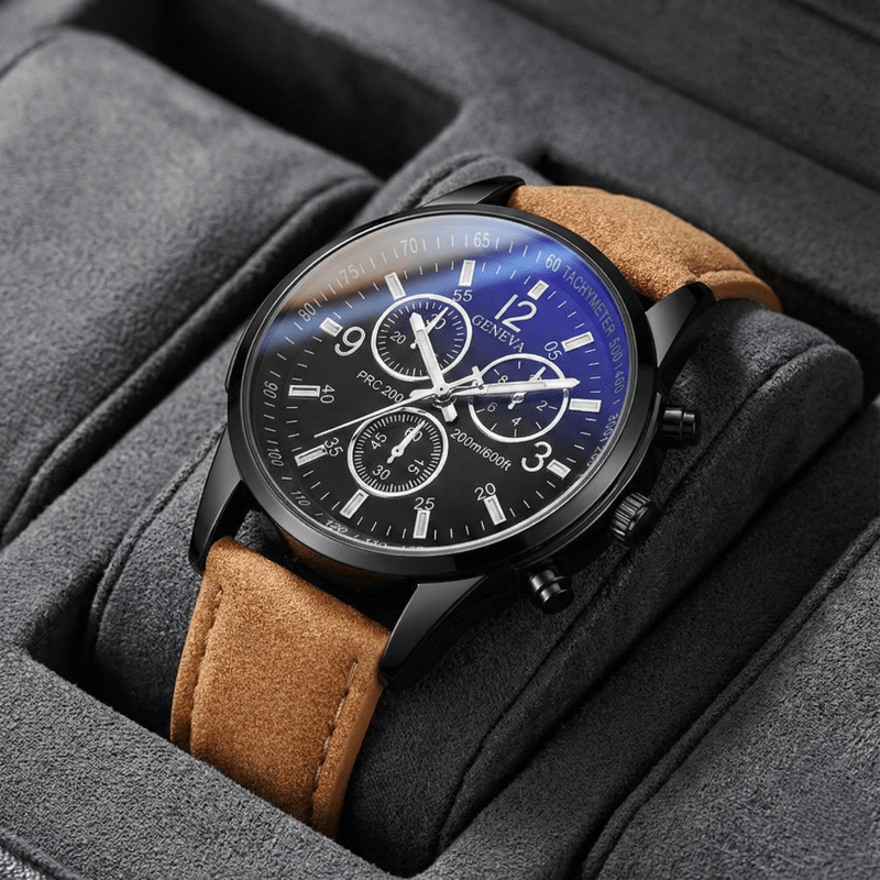 Geneva Men's Chronograph Watch - Smartwatch Watches Best Gift For Men recension och pris