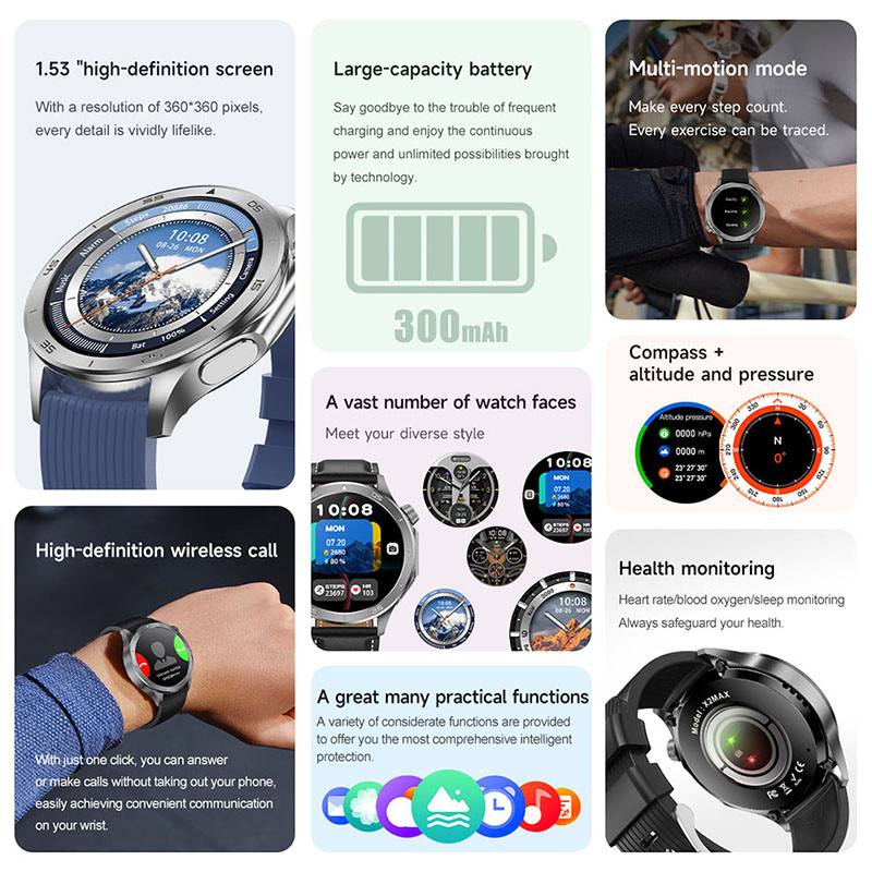 For OPPO Watch X Smart Watch M - Smartwatch Timex Watches For Men recension och pris