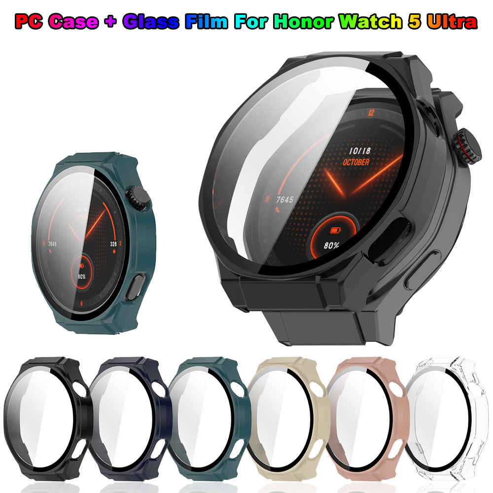 PC + Tempered Glass Case For H - Smartwatch English recension och pris