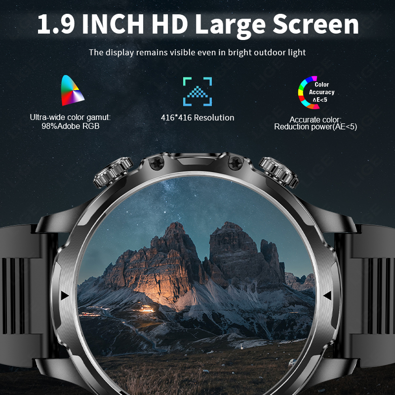 LIGE Smartwatch Military Men 1 - Smartwatch Timex Watches For Men recension och pris