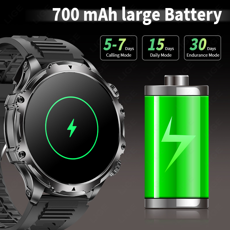 LIGE Smartwatch Military Men 1 - Smartwatch Timex Watches For Men recension och pris