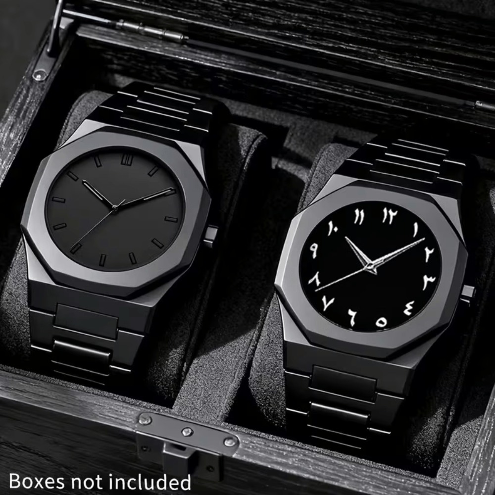 2pcs Watch, Fashion Quartz Wri - Smartwatch Watches Birthday Gift For Men recension och pris