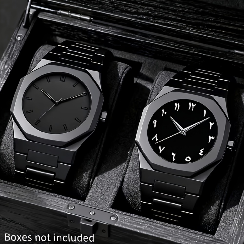 2pcs Watch, Fashion Quartz Wri - Smartwatch Watches Birthday Gift For Men recension och pris