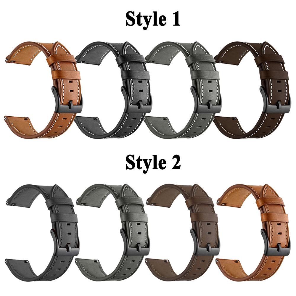 22mm Leather Strap For Garmin  - Smartwatch English recension och pris