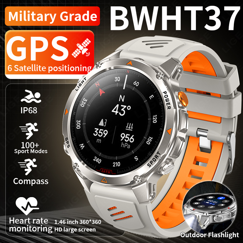 LIGE Rugged GPS Track Smart Wa - Smartwatch I Watches recension och pris