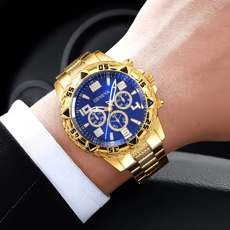 2Pcs Men's Fashionable Luxury  - Smartwatch Watches Birthday Gift For Men recension och pris