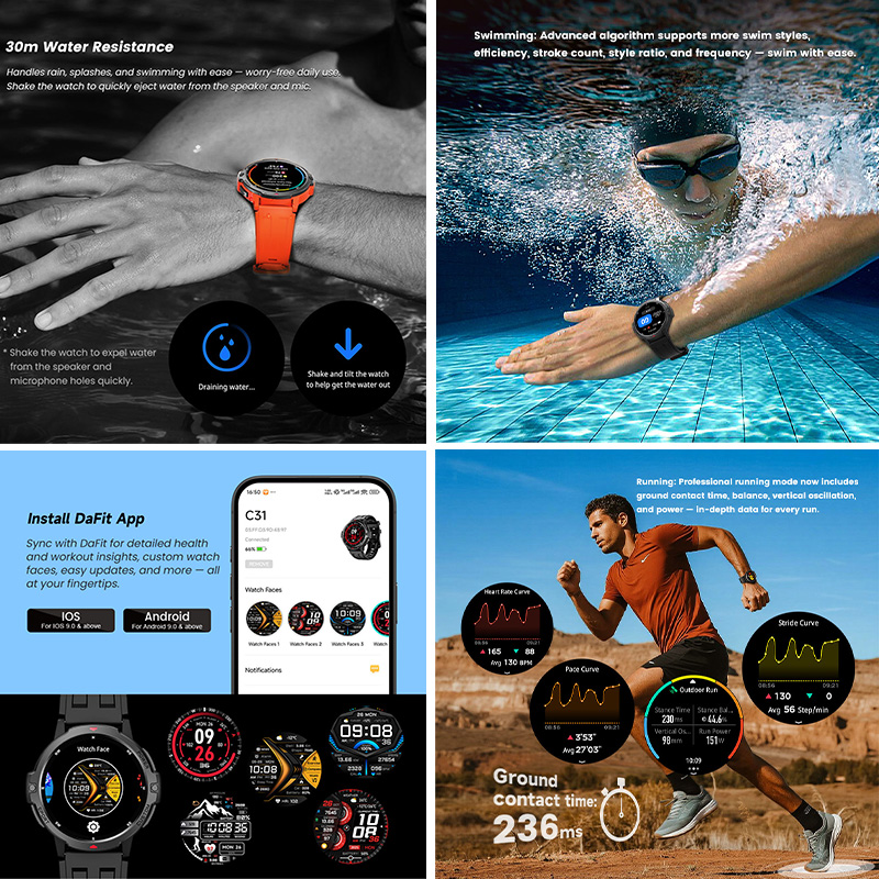 NEW Military GPS Smartwatch 3A - Smartwatch Timex Watches For Men recension och pris