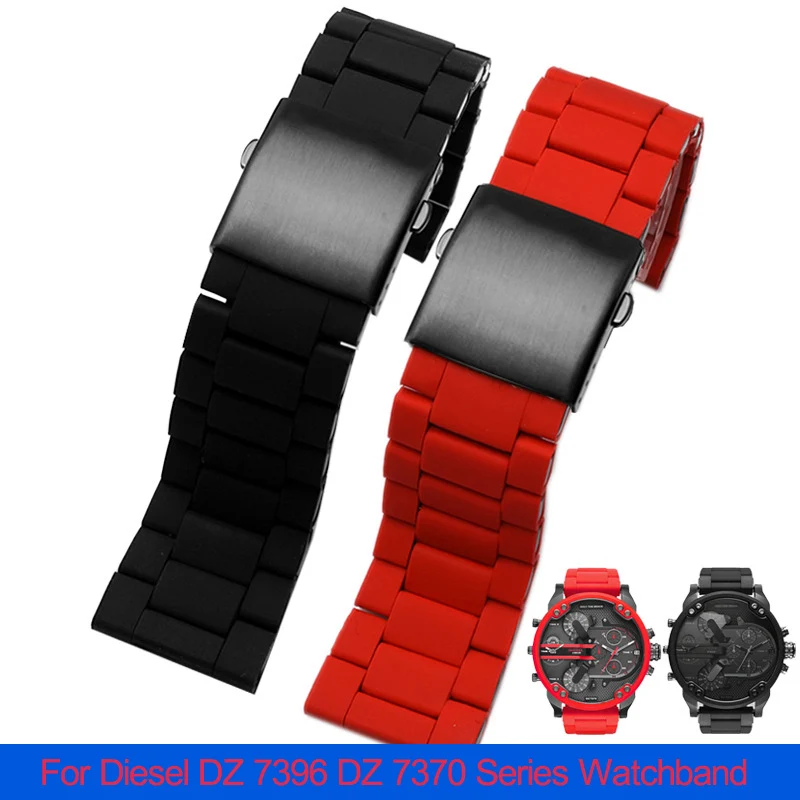 Silicone Stainless Steel Watch - Diesel Watches Smartwatch recension och pris