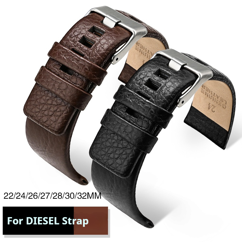 Genuine Leather Strap for Dies - Diesel Watches Smartwatch recension och pris