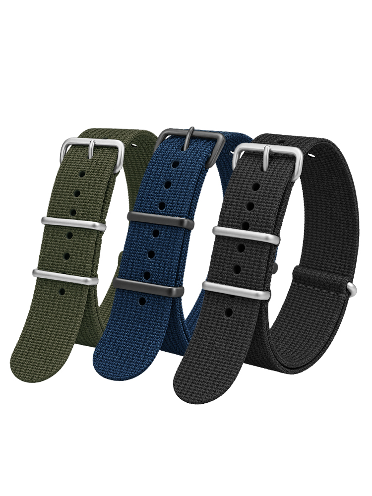 Ribbed Nylon Strap For Seiko M - Nato Strap Nylon recension och pris