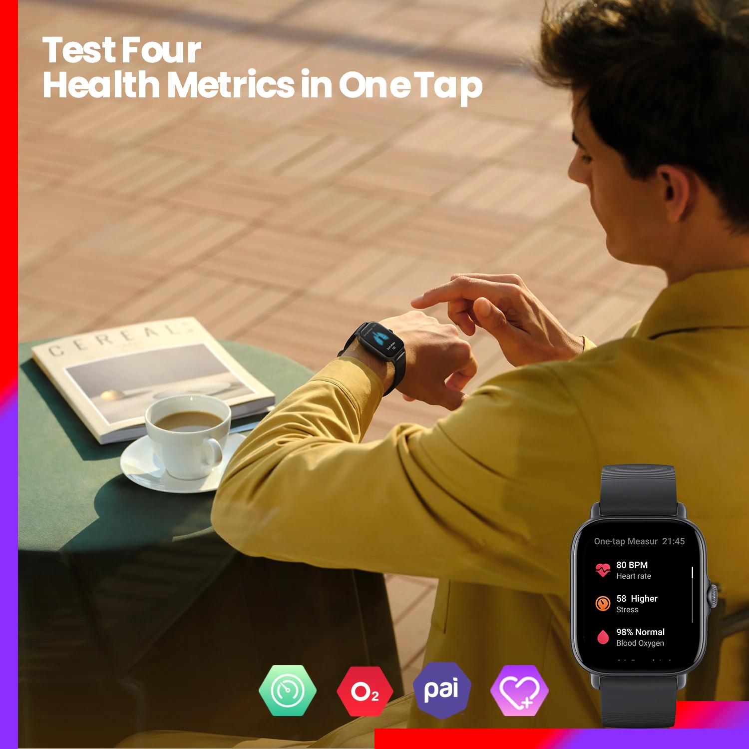 Amazfit GTS 3 Smartwatch  5ATM - Smartwatch Timex Watches For Men recension och pris