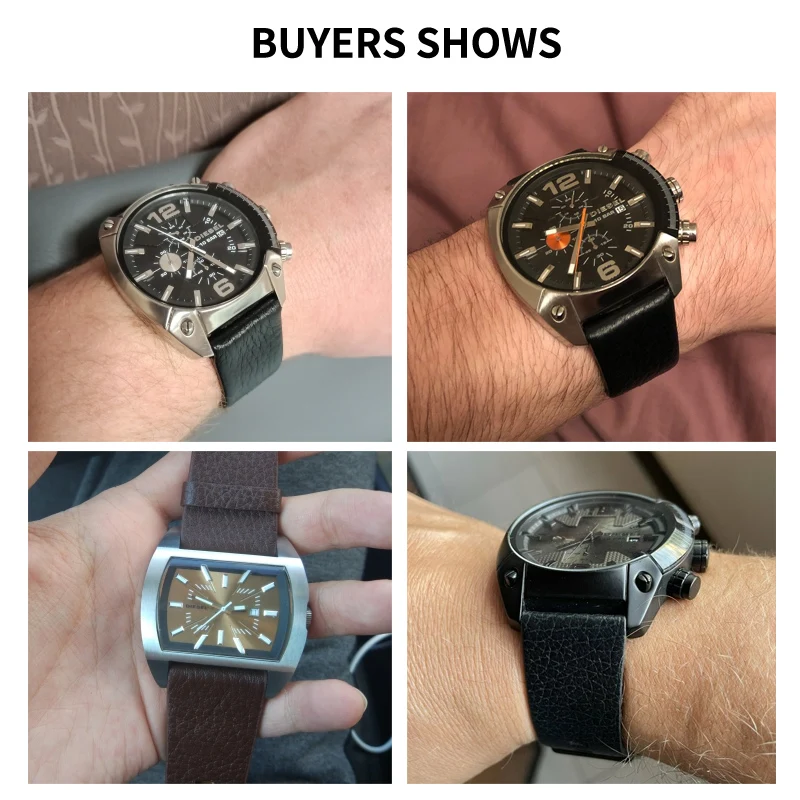 For Diesel Strap Genuine Leath - Diesel Watches Smartwatch recension och pris